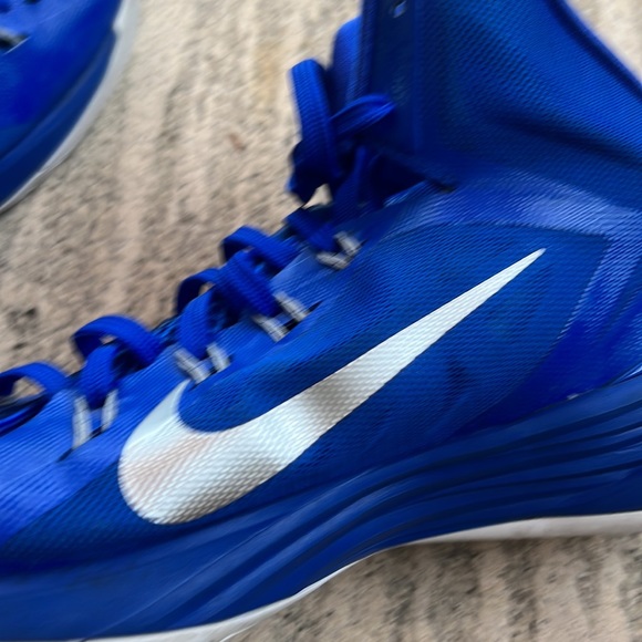Nike Hyperdunk Lunarlon Basketball Shoes Blue Royal Z22. Size 17.
